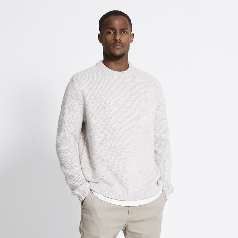 Knit sweater "Brook" Beige Melange